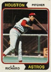 1974 Topps Baseball Cards      522     J.R. Richard